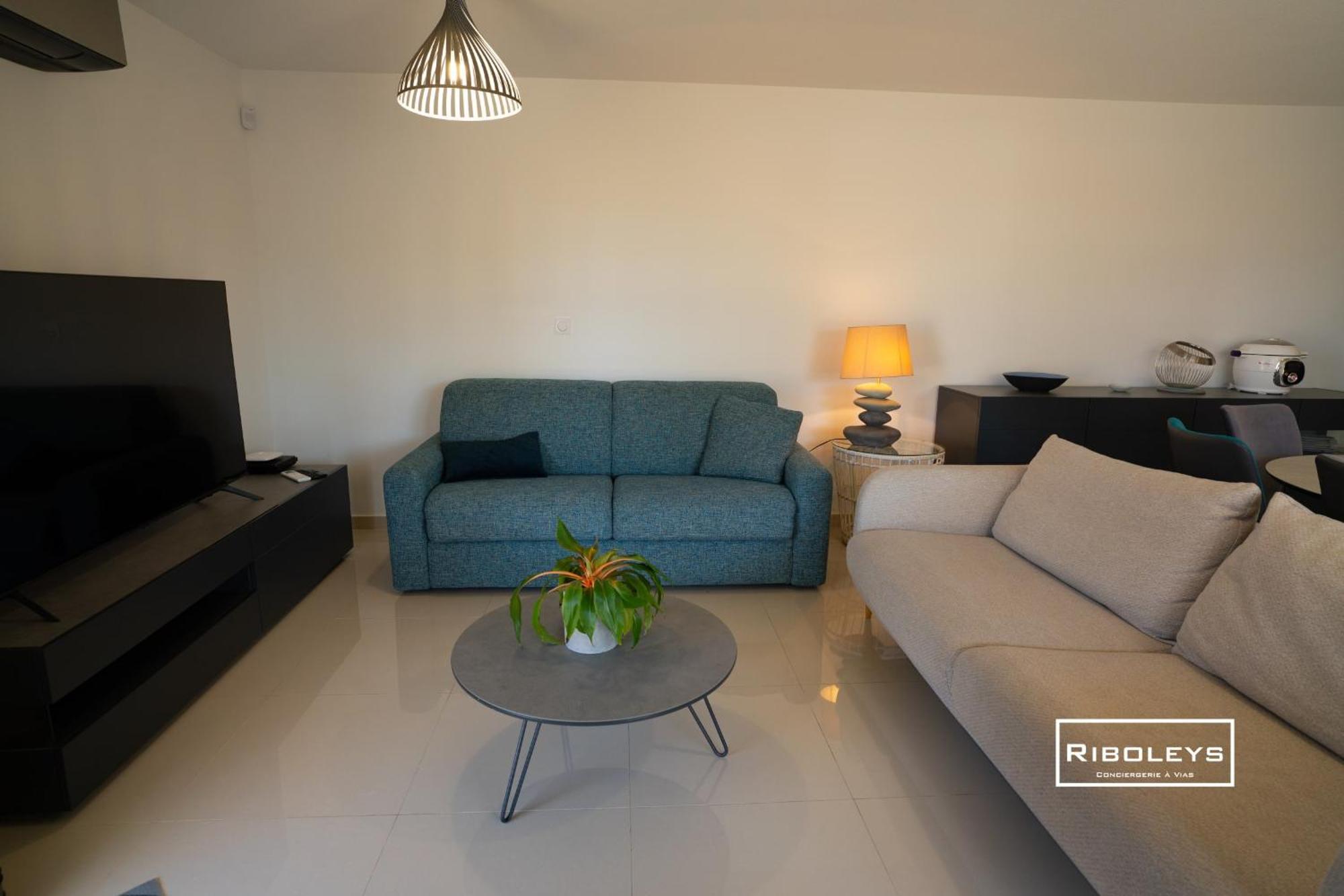 Grand T3 Neuf Climatise Avec Wifi A 100M De La Plage Vias Exterior foto